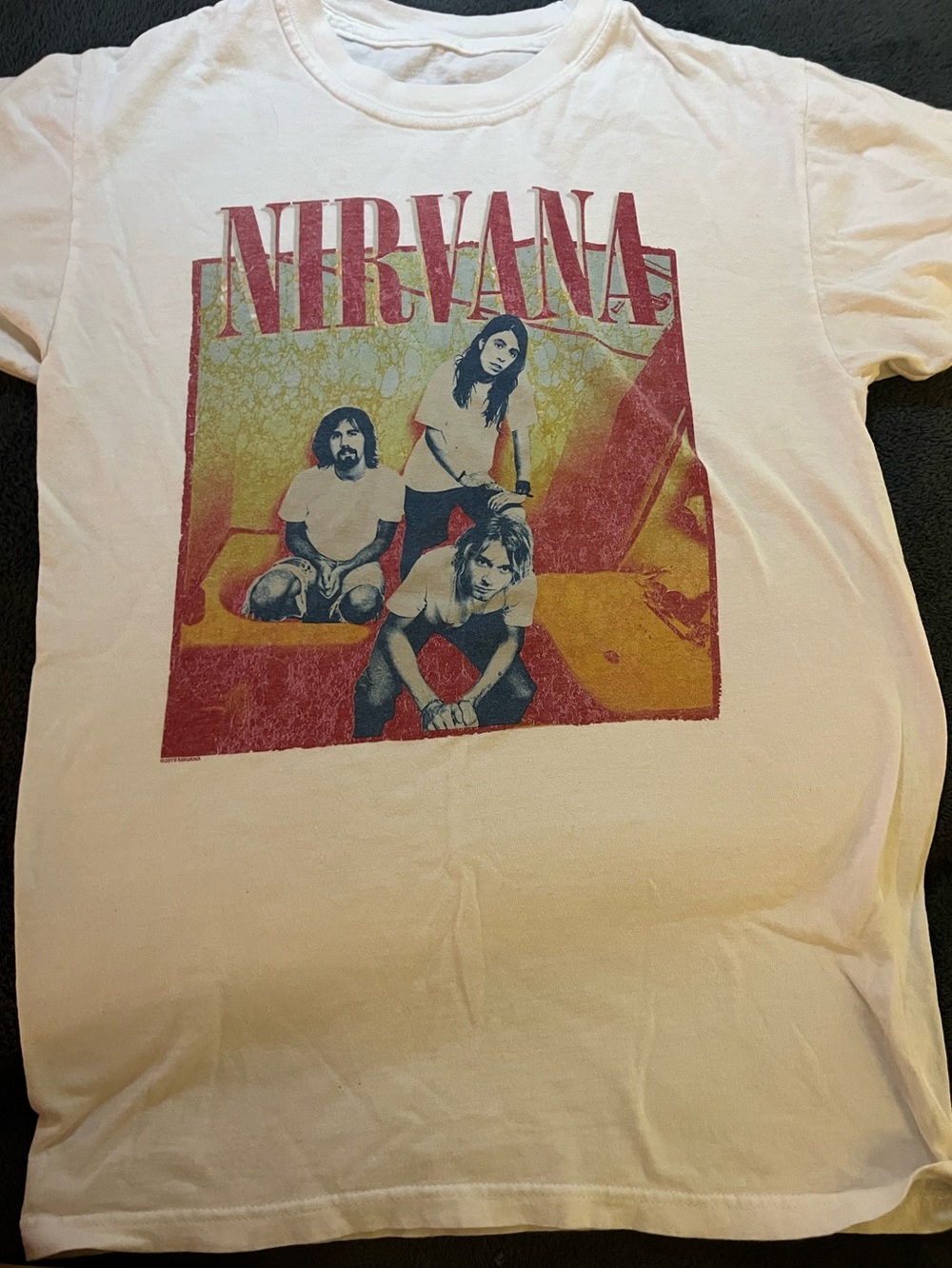 Nirvana t-shirt Graphic Band Tee Print t-shirt S Small